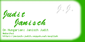 judit janisch business card